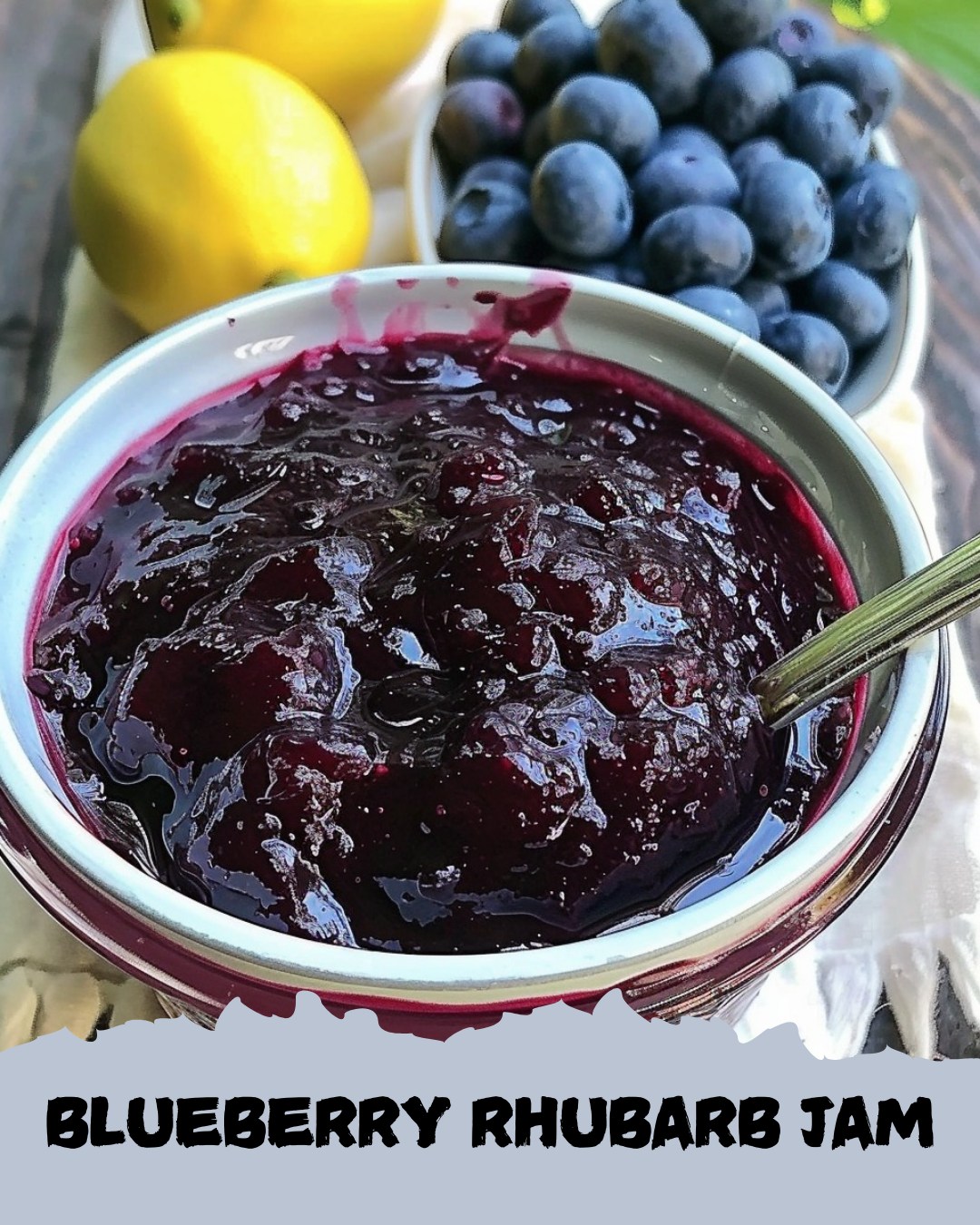 Blueberry Rhubarb Jam Blueberry Rhubarb Jam