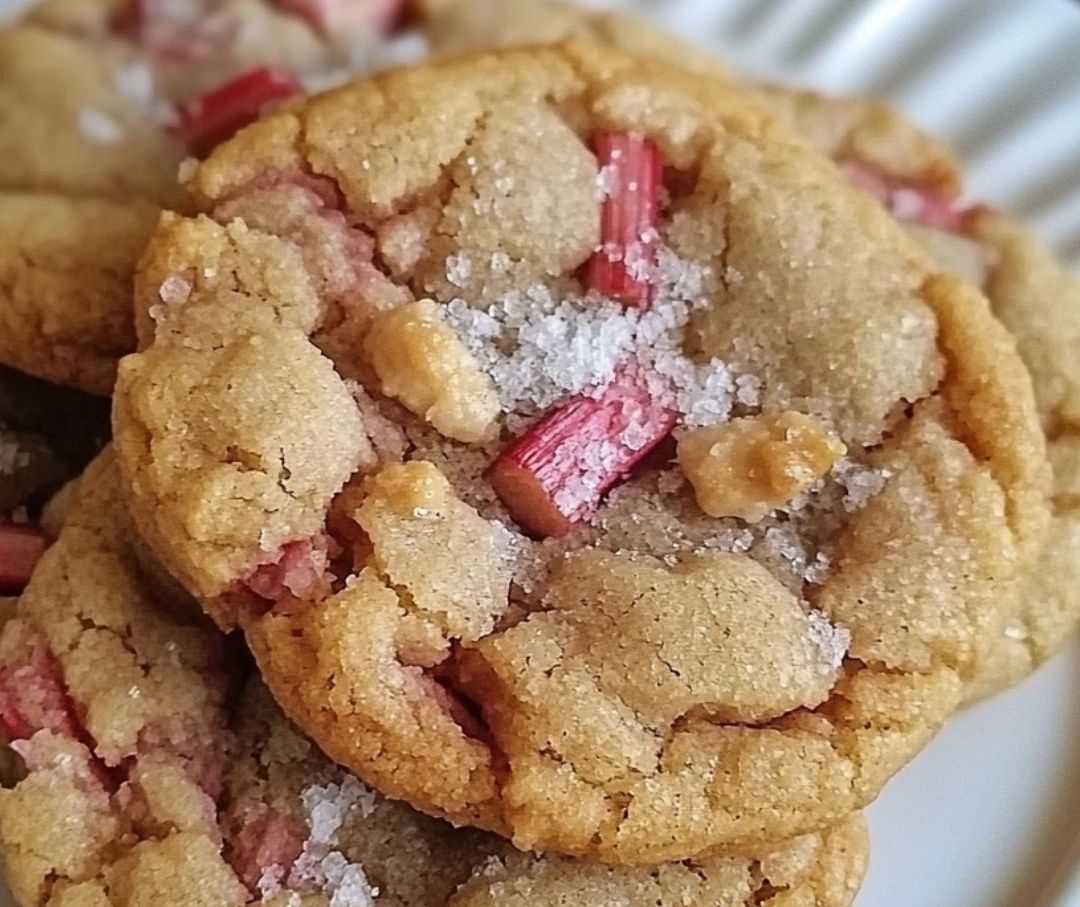 Brown Sugar Rhubarb Cookies Brown Sugar Rhubarb Cookies