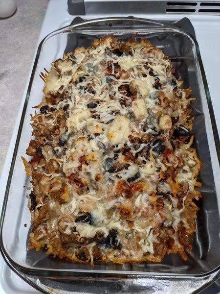 Crustless Pizza Casserole