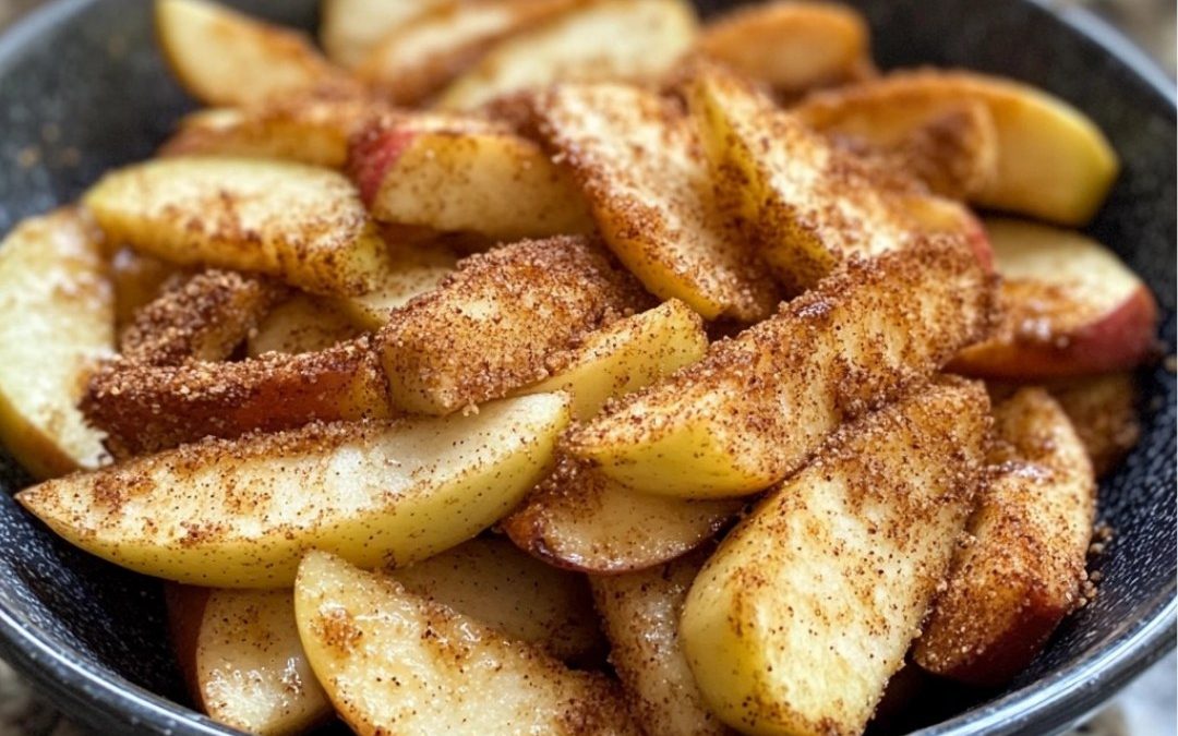 Deliciously Crunchy Apple Fries with a Sweet Cinnamon Twist