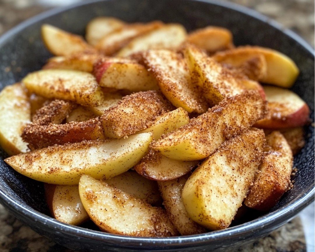 Deliciously Crunchy Apple Fries with a Sweet Cinnamon Twist