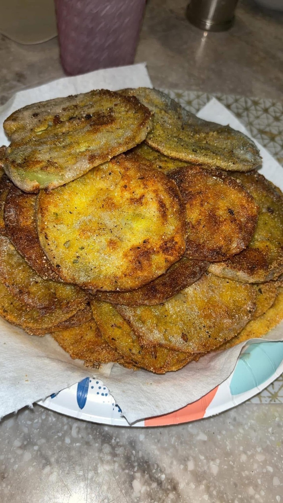 Fried green tomatoes
