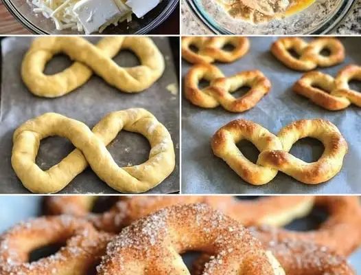 Keto Cinnamon Pretzels