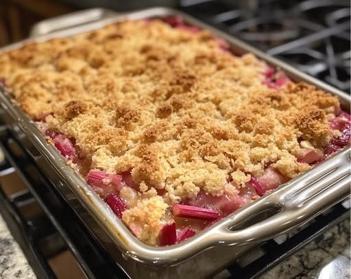 Rhubarb Coffee Cake