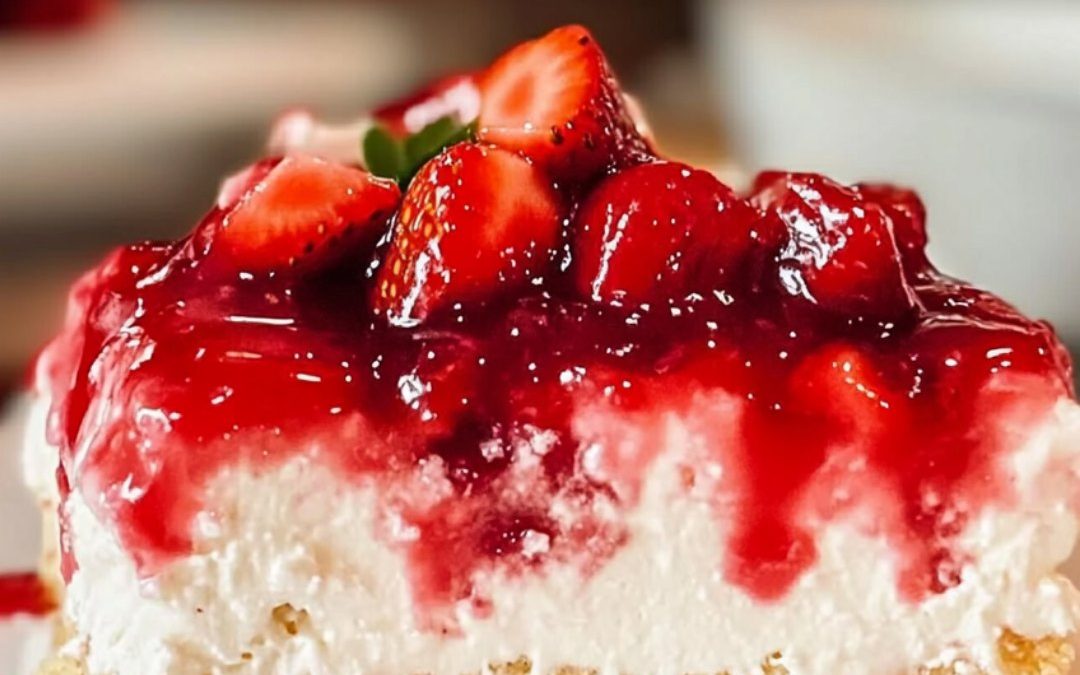 Strawberry Shortcake Poke Cake