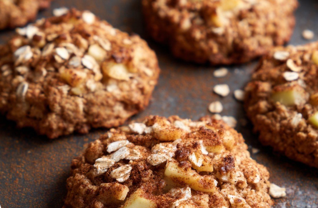 Apple Cinnamon Cottage Cheese Breakfast Cookies