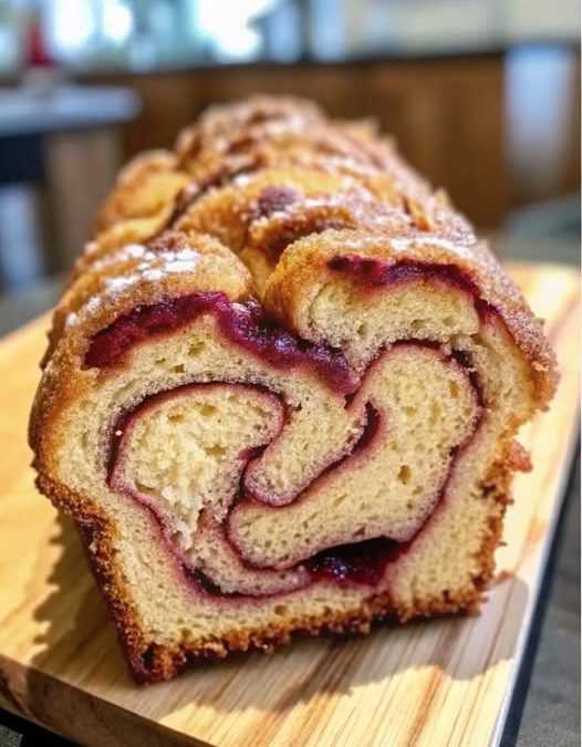 Cinnamon Rhubarb Bread