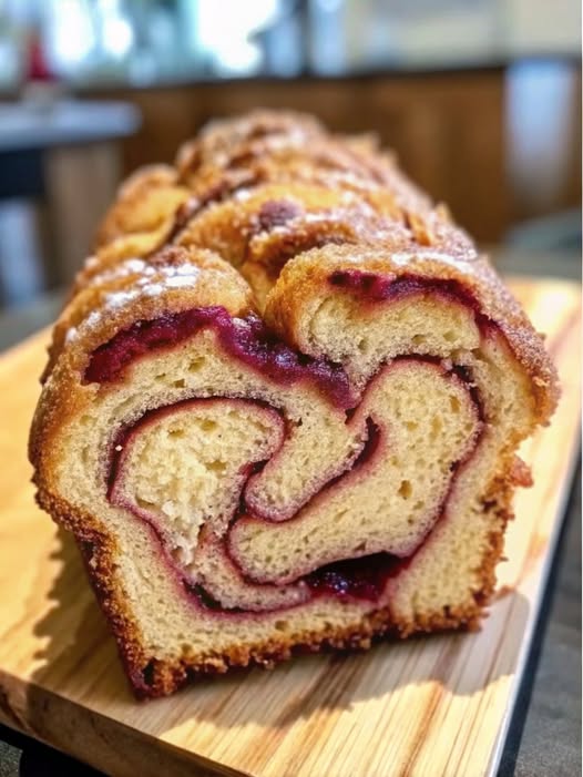 Cinnamon Rhubarb Bread