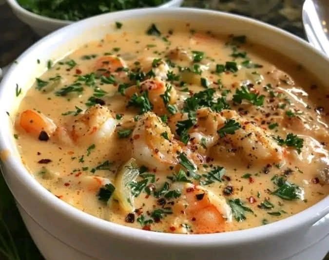 Creamy Crab and Shrimp Seafood Bisque Creamy Crab and Shrimp Seafood Bisque