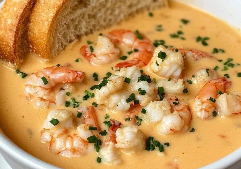 Creamy Crab and Shrimp Seafood Bisque