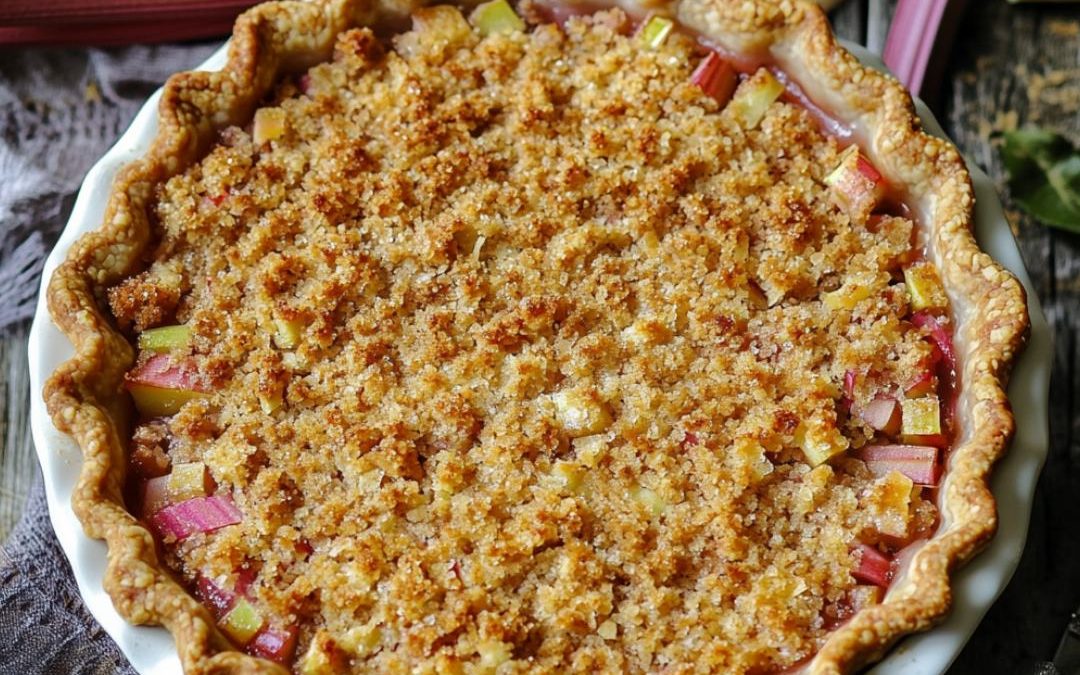 Dutch Rhubarb Pie