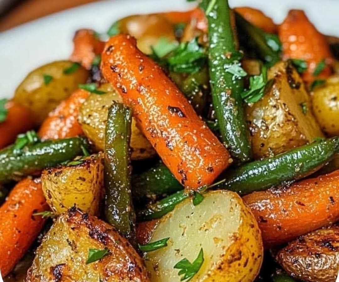 Garlic Herb Roasted Veggies Garlic Herb Roasted Vegetables