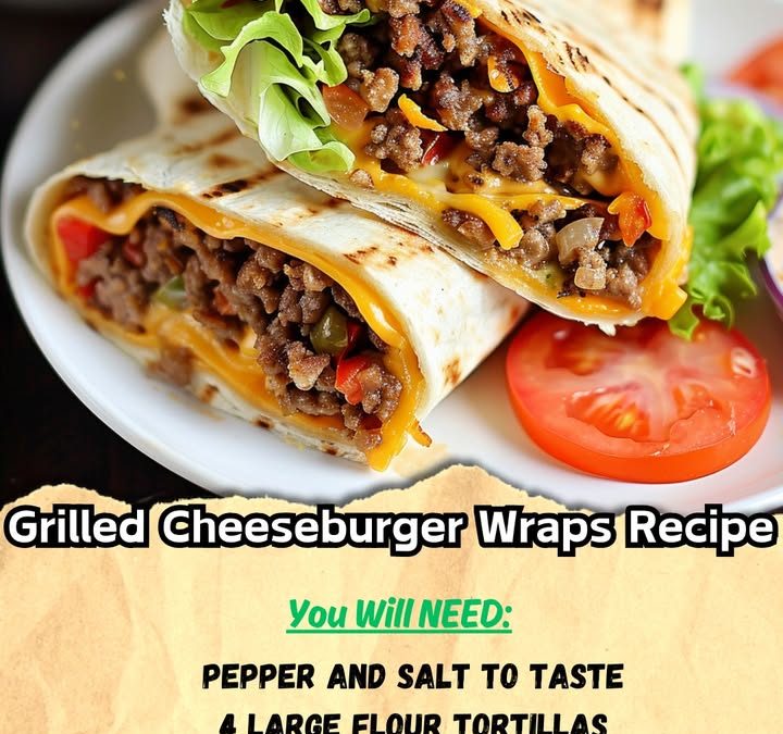 Grilled Cheeseburger Wraps