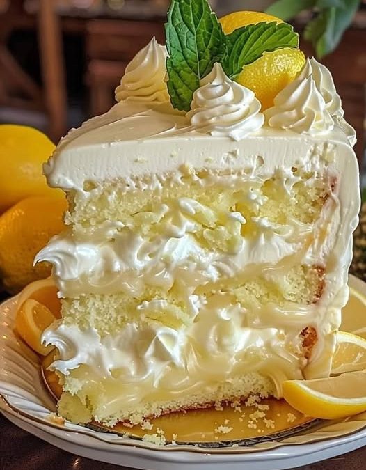 Italian Lemon Cream Cake