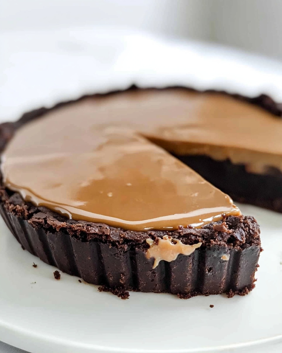 Keto Peanut Butter Brownie Tart Keto Peanut Butter Brownie Tart