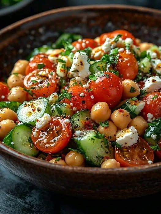 Mediterranean Chickpea Salad
