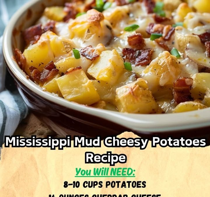 Mississippi Mud Cheesy Potatoes Recipe