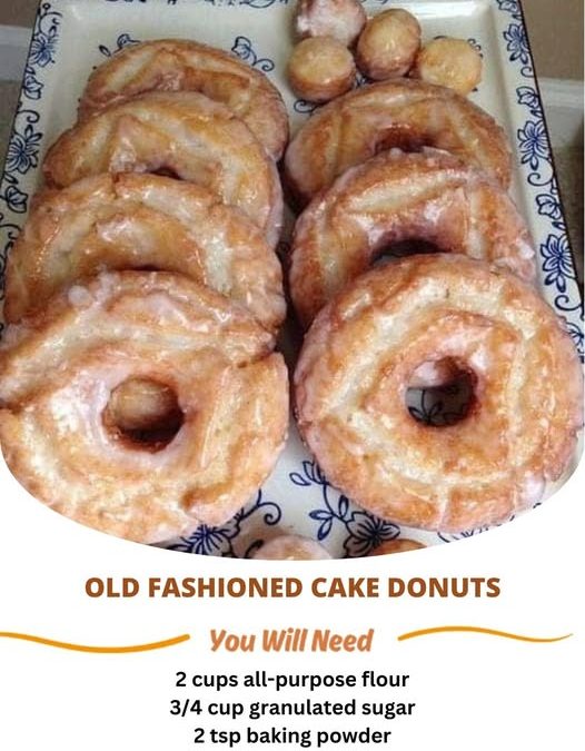 Old Fashioned Cake Donuts
