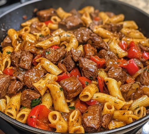 One-Pot Zesty Steak Pasta