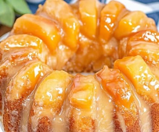 Peach Cobbler Pound Cake