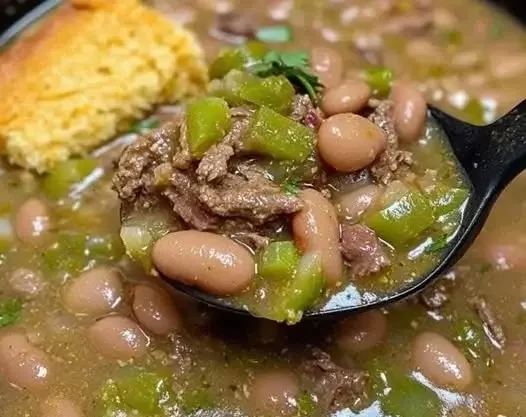 Pinto Beans, Green Chile & Beef Soup Pinto Beans, Green Chile & Beef Soup
