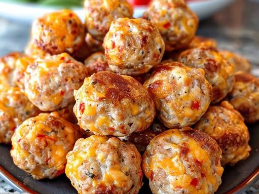 Rotel Cream Cheese Sausage Balls