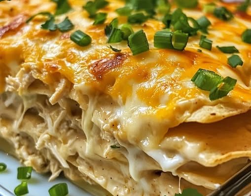 Sour Cream Chicken Enchilada Casserole