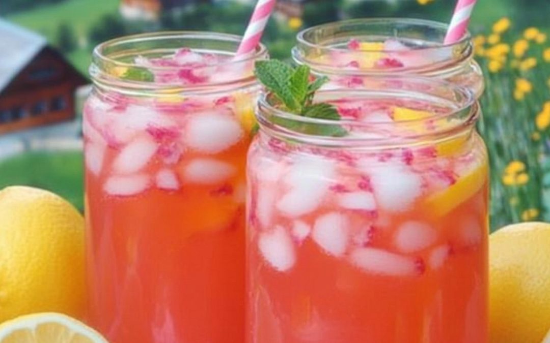 Sparkling Rhubarb Lemonade