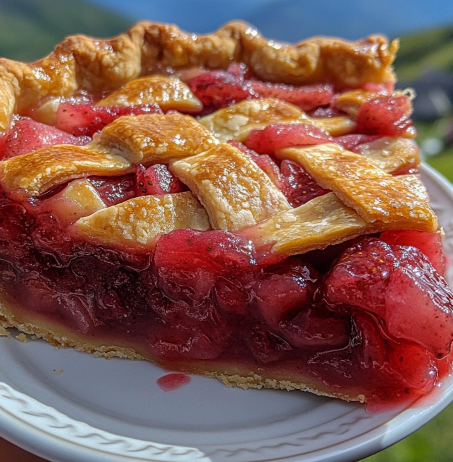 Strawberry Rhubarb Pie Strawberry Rhubarb Pie