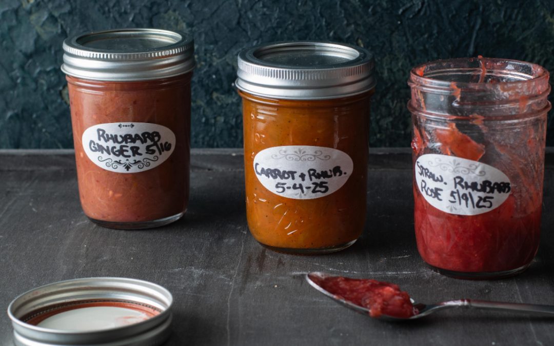 Three Rhubarb Jam Recipes