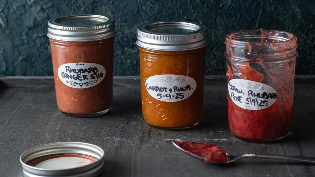 Three Rhubarb Jam Recipes