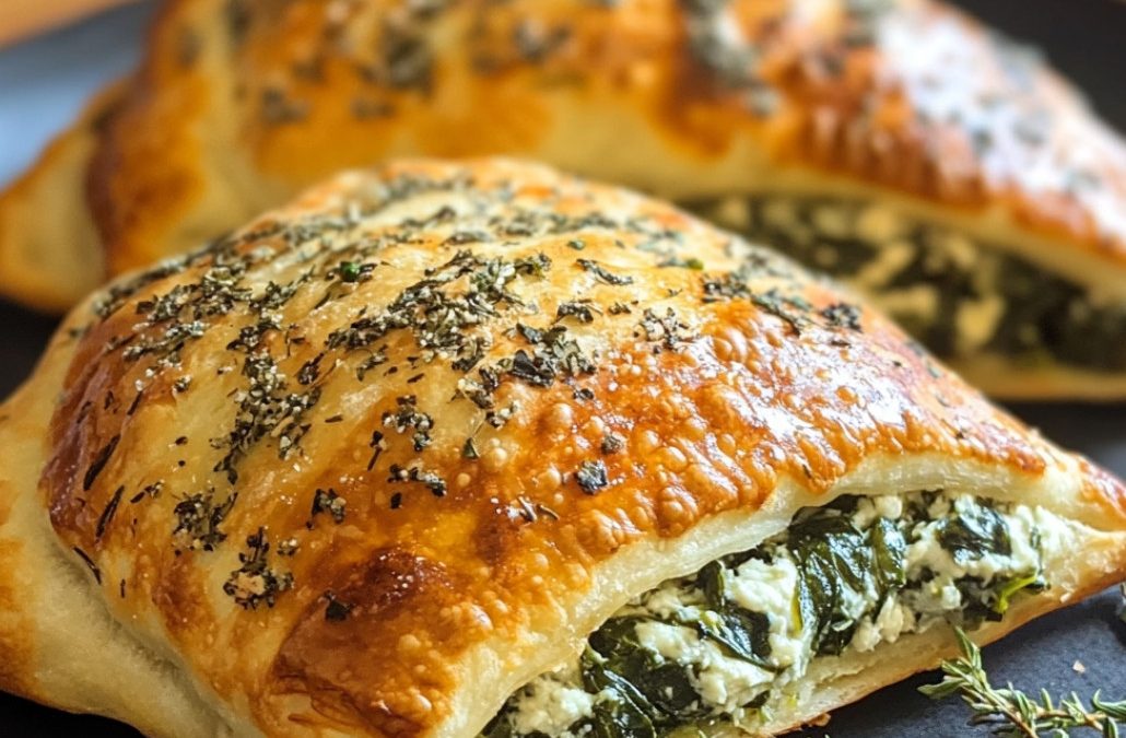 Delicious Ricotta Spinach Calzones