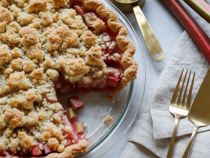 Dutch Rhubarb Pie
