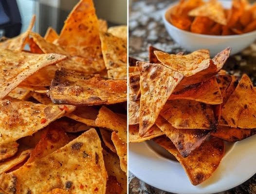 Homemade Keto Tortilla Chips