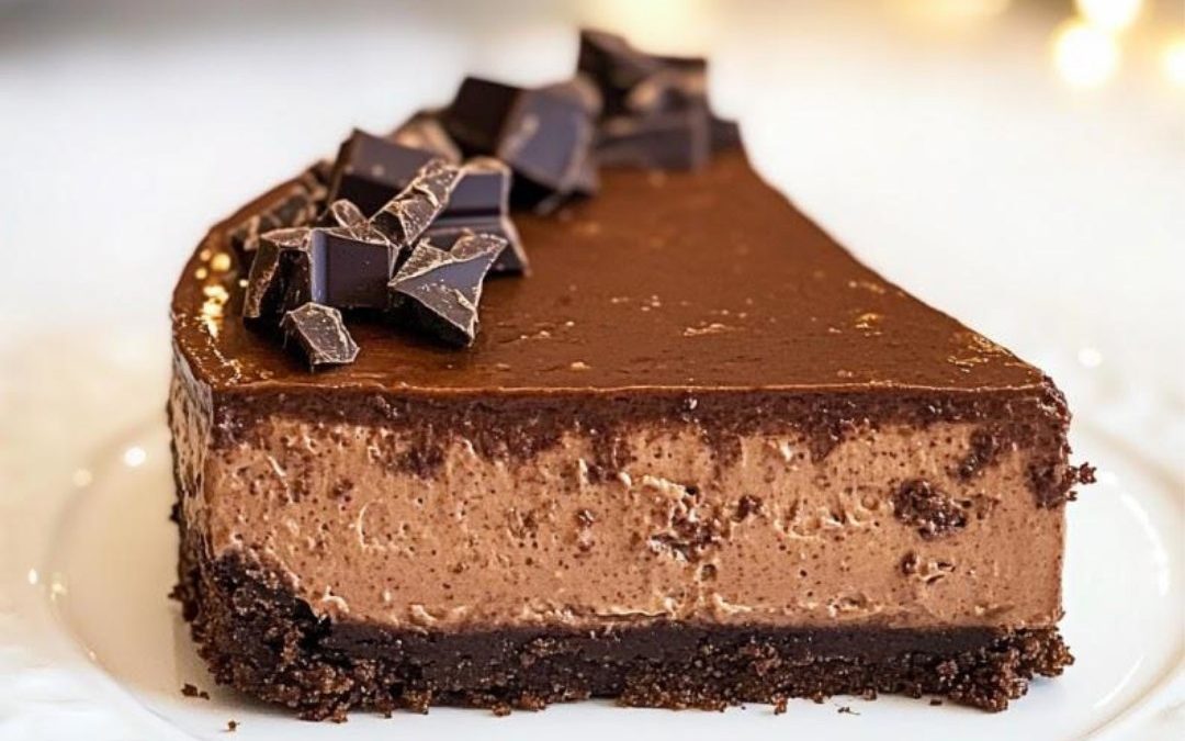 Keto Chocolate Cheesecake