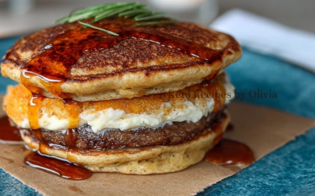 Low Carb Pancake Sandwich