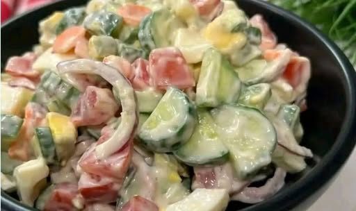 Marinated Tomato and Cucumber Salad