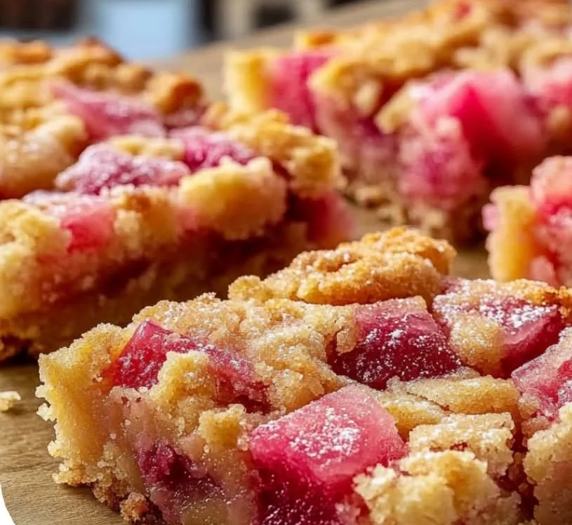 Rhubarb Magic Bars