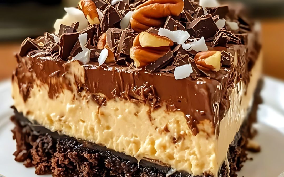 German Chocolate Cheesecake