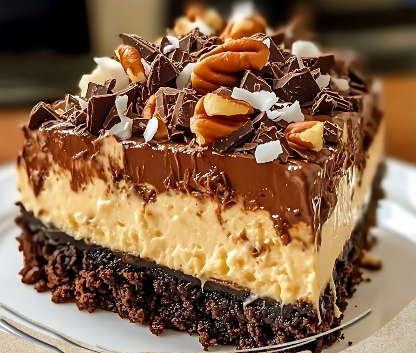 German Chocolate Cheesecake German Chocolate Cheesecake