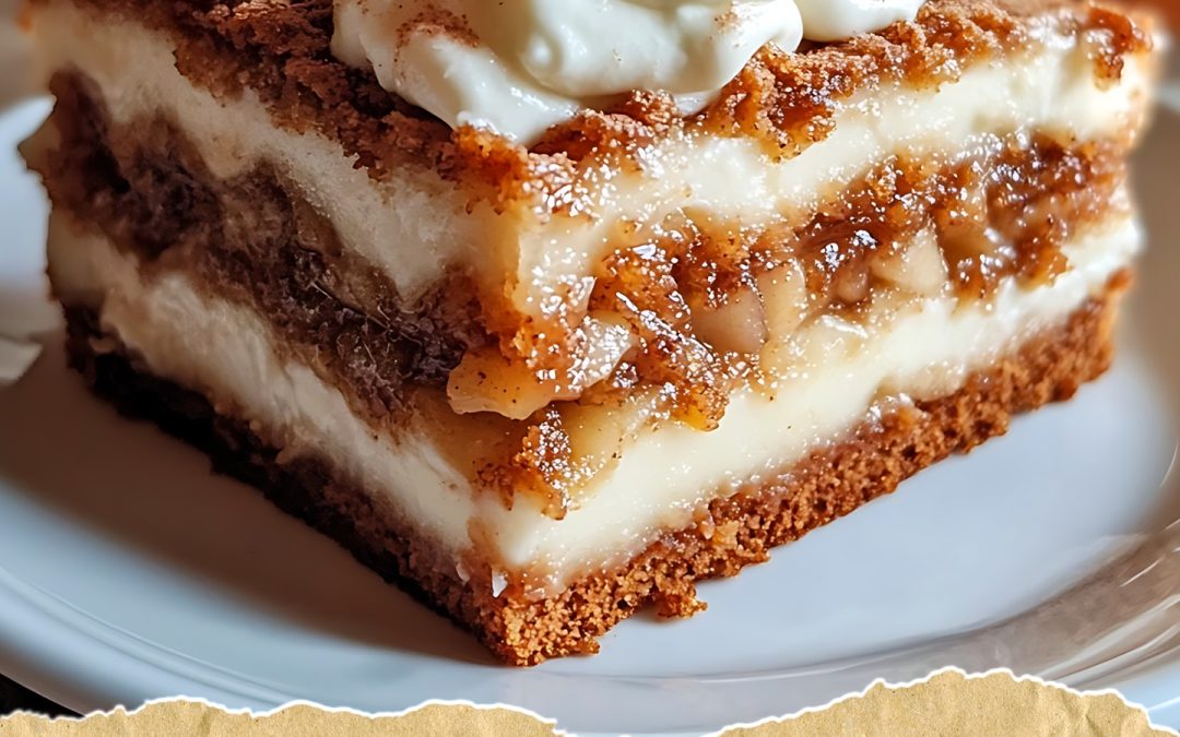 Honey Apple Spice Squares