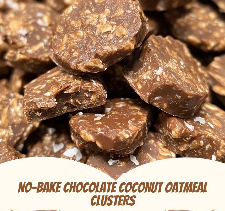No-Bake Chocolate Coconut Oatmeal Clusters