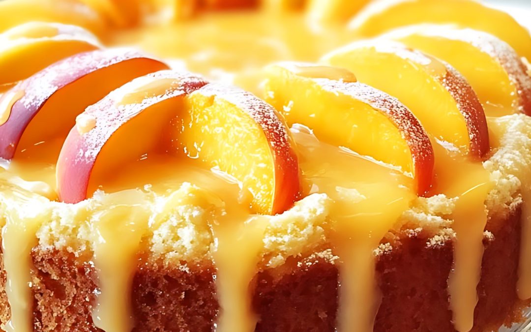 Peach Buttermilk Pound Cake